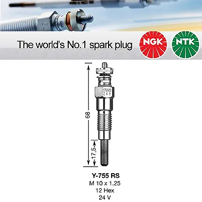 4x NGK spina luminosa Y-755RS (7771)