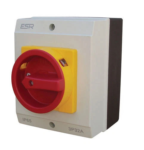 Scatola contenitore ESR IP65 isolatore rotante interruttore elettrico disconnettore 4 poli 40A