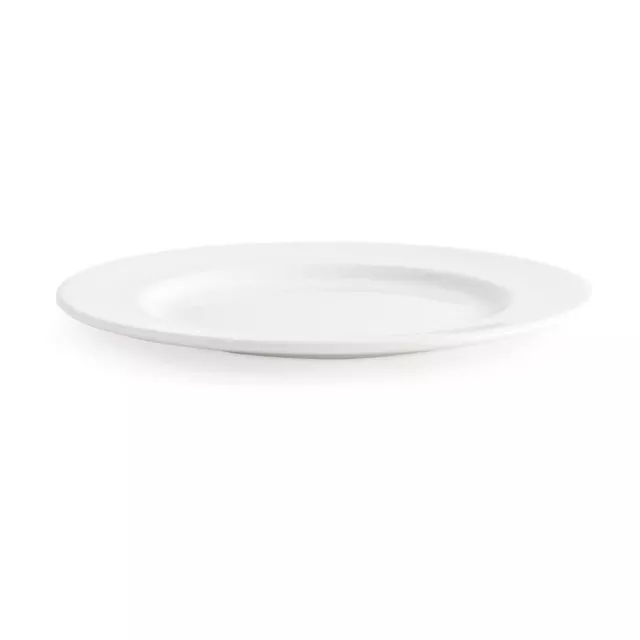 Churchill Whiteware Classic Plates White - Dishwasher Safe - 310mm - Pack of 12