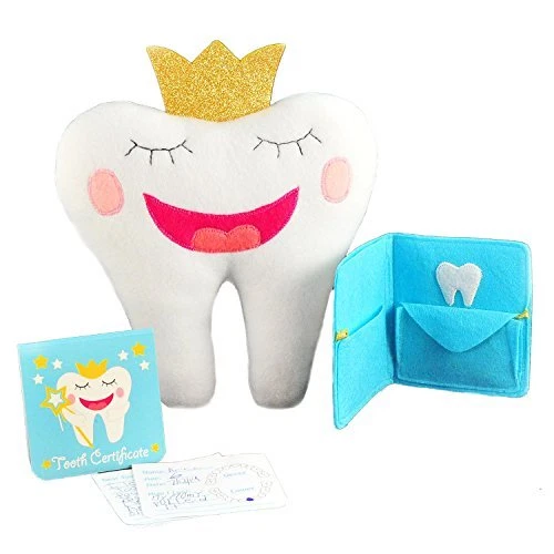 Tickle & Main Tooth Fairy Pillow Kit With Notepad And Keepsake Pouch 3 Piece ...