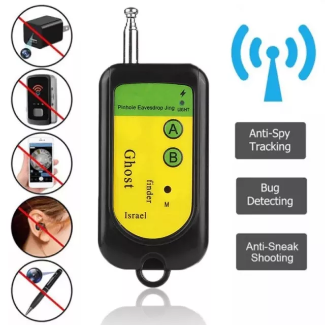 Rilevatore di microspie, gps, wireless, RF Tracker professionale 4glite - Nero