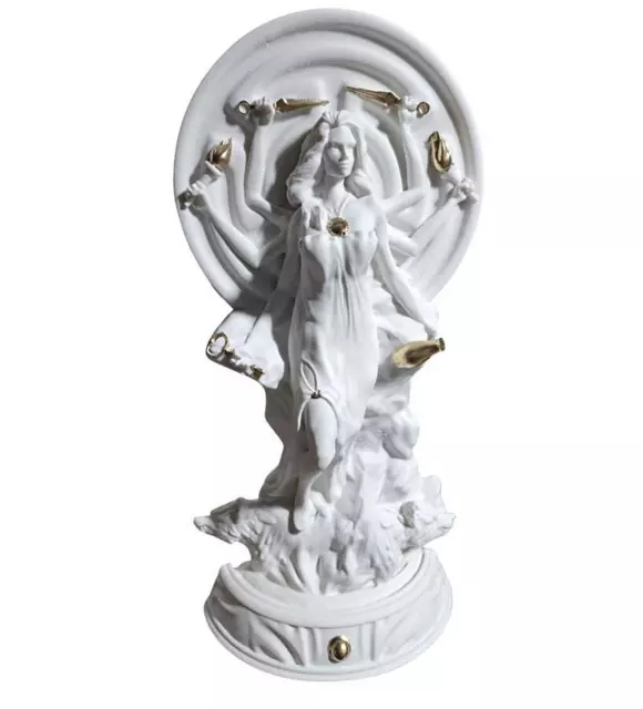 Hecate Statue Goddess of Magic Ancient Greek Mythology Marble Sculpture