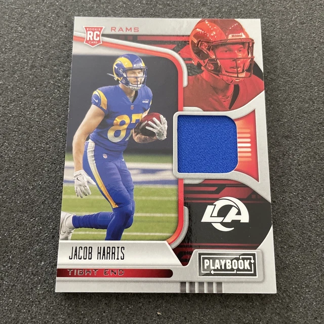 JACOB HARRIS RC !! 2021 Panini Playbook Football Patch #RMA-JHA EUR 1 ...