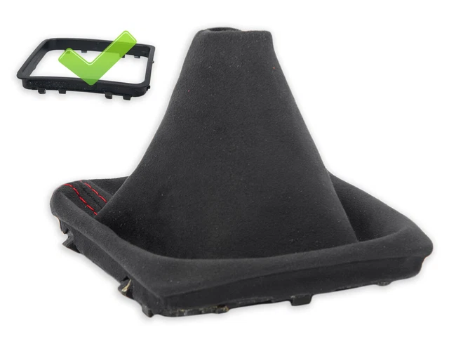 Soufflet Levier De Vitesse Cuir Pour Mercedes Sprinter I 2001-2005 – 100% Cuir Noir, Double Couture - 2