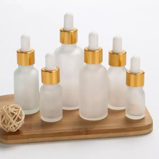 5X 30X 5ml to 100ml Glass Pipette Dropper Bottles Essential oil Perfume Eye Drop