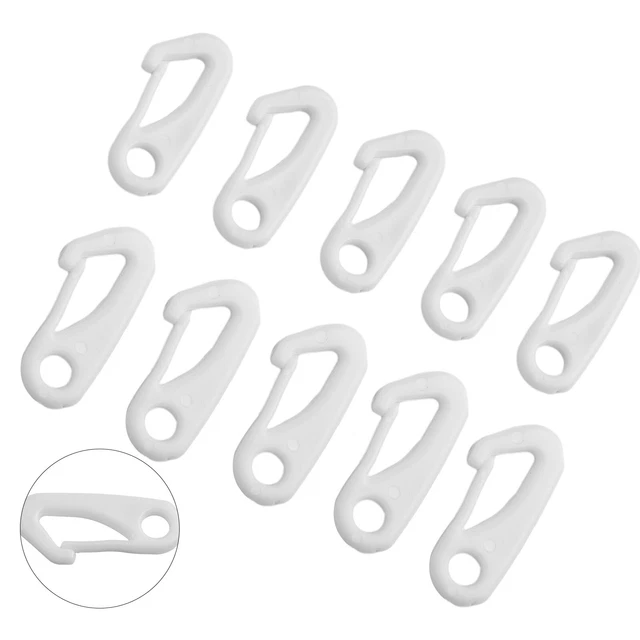 STSTR Lot De 10 Clips De Drapeau De Jardin En Plastique, Clips Anti