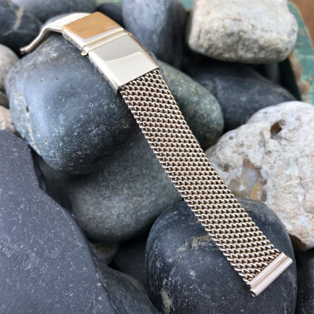 5/8" Gold-Filled Mesh Kreisler Long nos 1940s Premium Vintage Watch Band