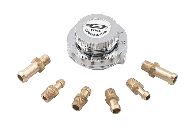 Mr. Gasket 9710 Fuel Regulator 5/16" & 3/8" Id Fuel Line Fittings/Hoses/Clamps