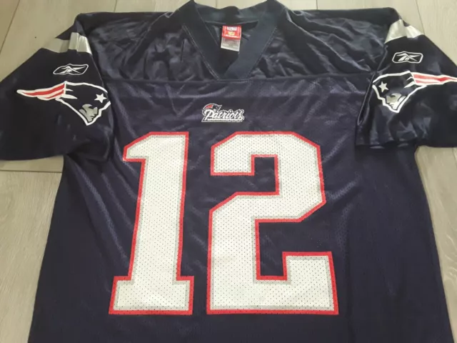 Maglia New England Patriots ""Brady #12"" NFL - Adulto medio