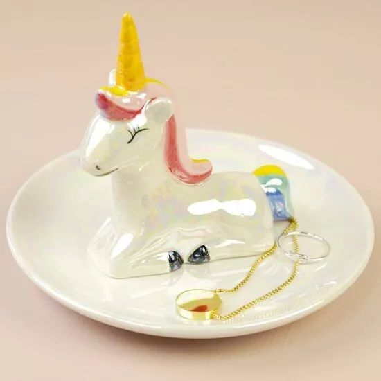 Unicorn Jewellery Dish Gift Birthday