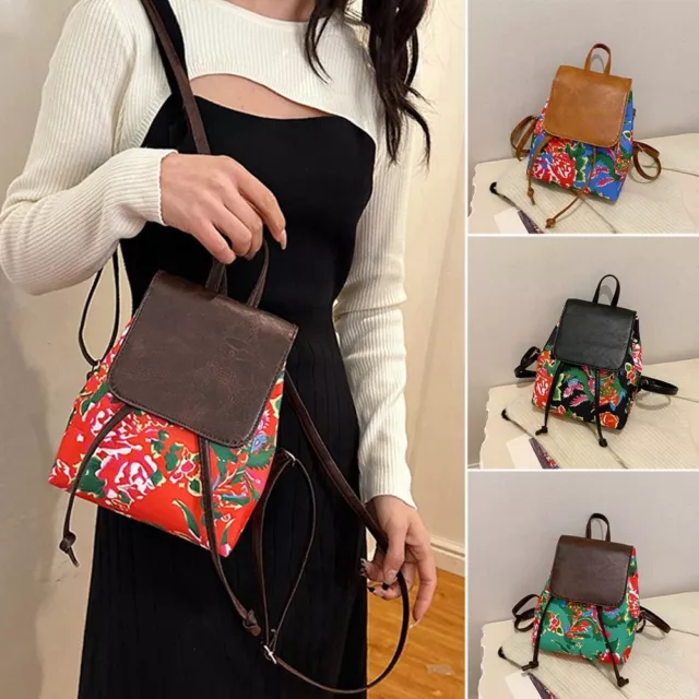 PU Leather Backpack Multi-function Rucksack Casual Shoulder Bags  Female