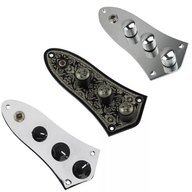 Botones y ollas de metal de repuesto para Jazz Bass Premium placa de control de calidad