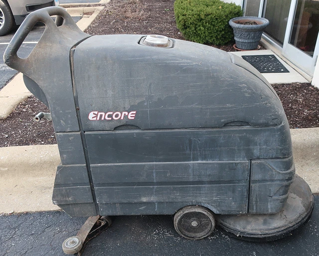 Clarke L20 Walk Behind Scrubber, Used, No Batteries, Untested, 308 Hours