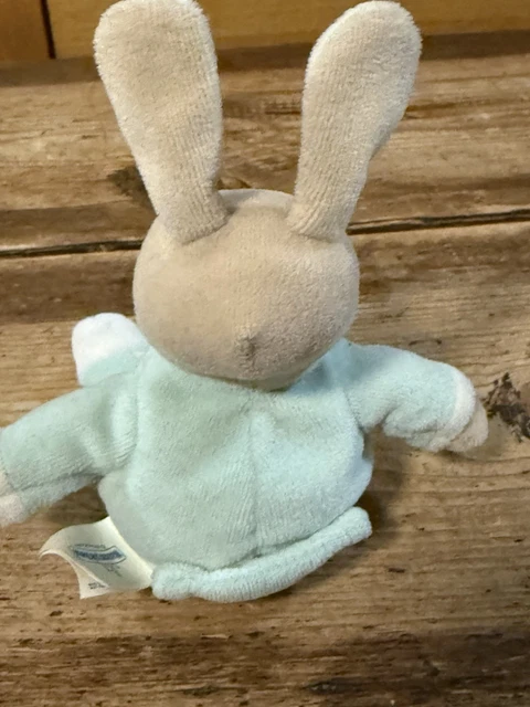 BUNNYKINS BY ROYAL Doulton Huggable Plush Soft Toy Pale Blue Bunny ...