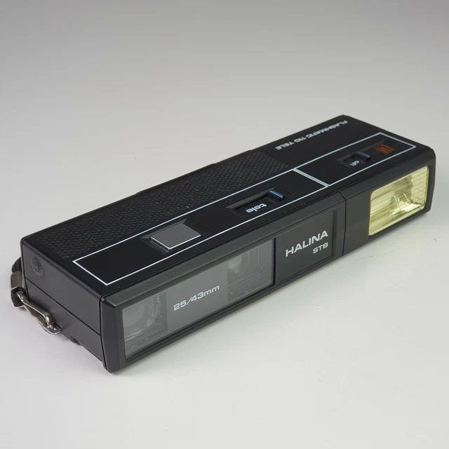 RARE! VINTAGE HALINA STB FLASHMATIC 110 TELE Pocket Film Camera