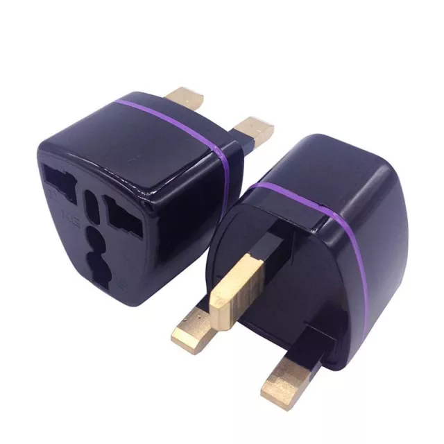 Universal  Power Plug Adapters CN EU US AU UK Travel Adapter Converter Brass 1Pc