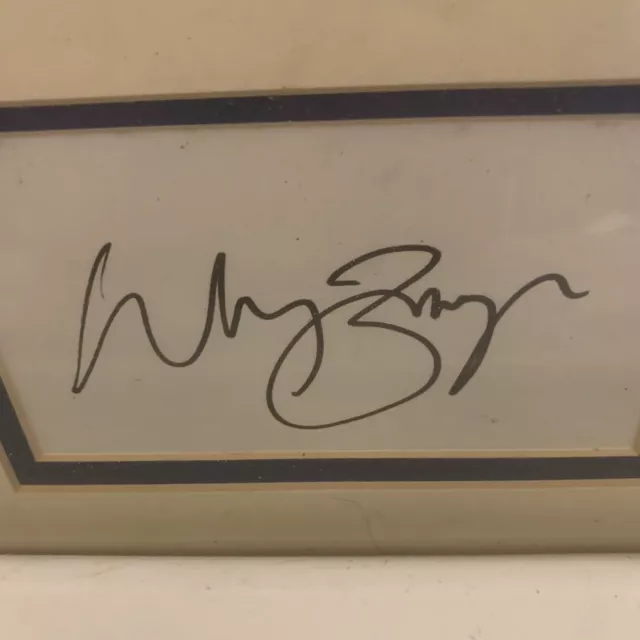 Chelsea FC Signiture Framed photograph of Wayne Bridge Genuine Signed by Bridgey 2