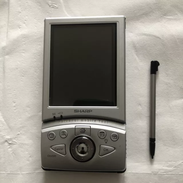 Sharp Zaurus SL5500 Linux PDA Handheld Spares Or Repairs No Charger