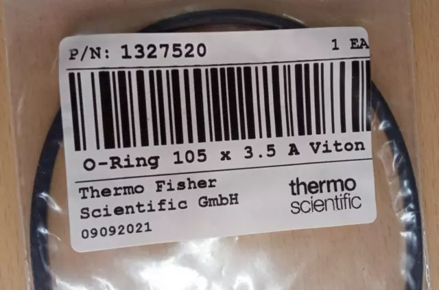 Thermo Fisher Scientific O-Ring 105 x 3.5 A Viton PN: 1327520