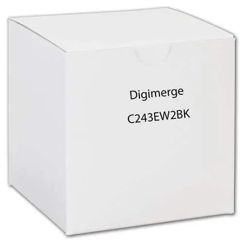 Digimerge C243EW2BK MPX Multi-Format Technology Dome Camera, Black