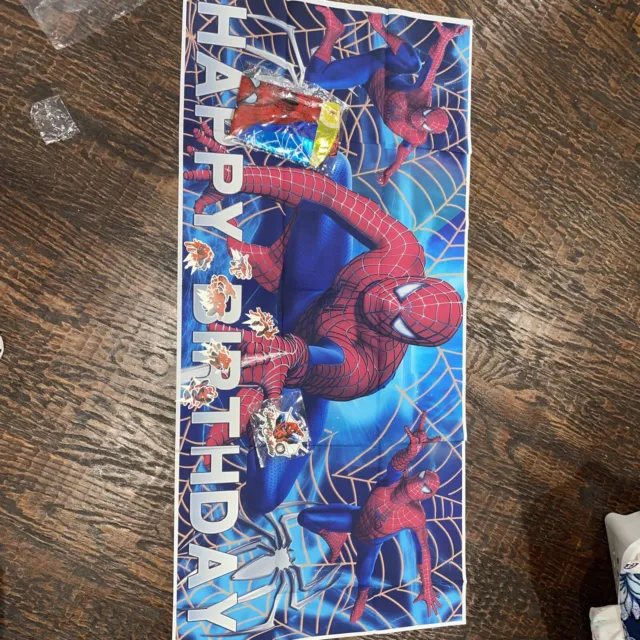 spiderman birthday party supplies