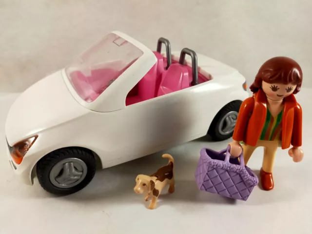 sympa base Voiture cabriolet 5585  Playmobil (  véhicule , maison   ) 0001