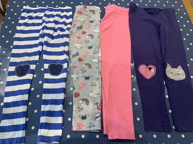 10 x Girls 5-6 Years Bundle Tops Shorts Leggings Unicorn