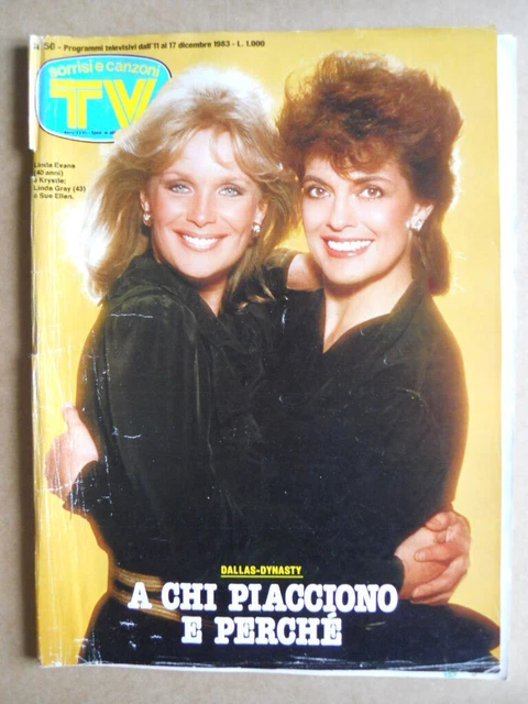 TV SORRISI E Canzoni N 50 1983 Linda Evans Linda Gray Irene Cara G588 tv-sorrisi-e-canzoni-n-50-1983-linda-evans-linda-gray-irene-cara-g588