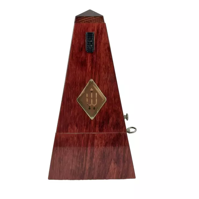 Wittner Wooden Pyramid Metronome Mahogany Finish