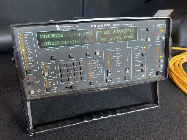FIREBERD 6000 Communications Analyzer | Powers On | Telecommunications Tech Corp