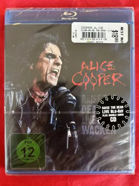 ALICE COOPER 2014 Raise The Dead: Live From Wacken OUT-OF-PRINT Blu-ray 2 CD NEW