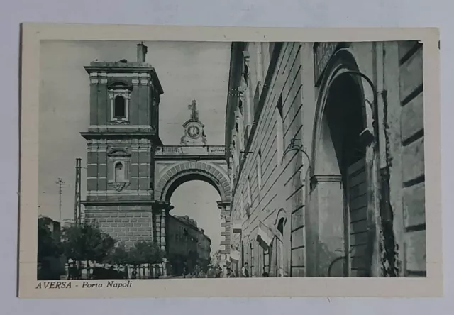 AVERSA ( Napoli ) Porta Napoli , no Vg Anni 30 F.p.