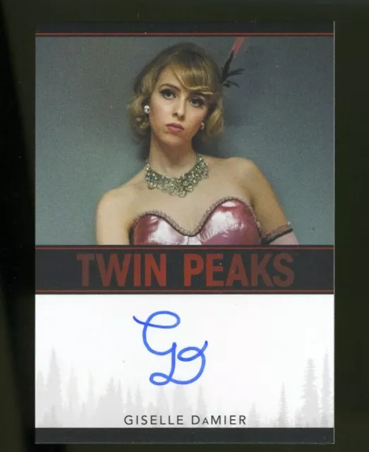 2019 Rittenhouse Twin Peaks GISELLE DAMIER Auto/Autograph ON-CARD