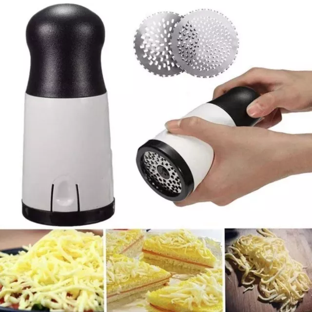 Stainless Steel Blade Cheese Shredder Manual Rotating Butter Slicer  Parsley