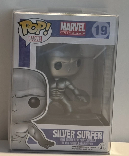 Funko Pop! Marvel Universe Silver Surfer #19 Vaulted With Protector!