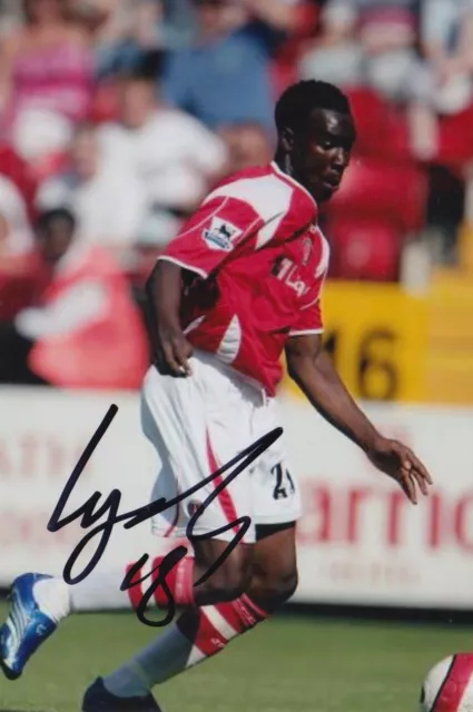 Lloyd Sam Hand Signed 6X4 Photo - Football Autograph - Charlton Athletic 5.