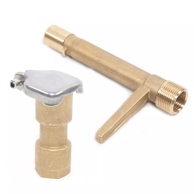 3/4" Quick Coupler Valve Brass Sprinkler Valve Key For Garden Irrigation Tool US