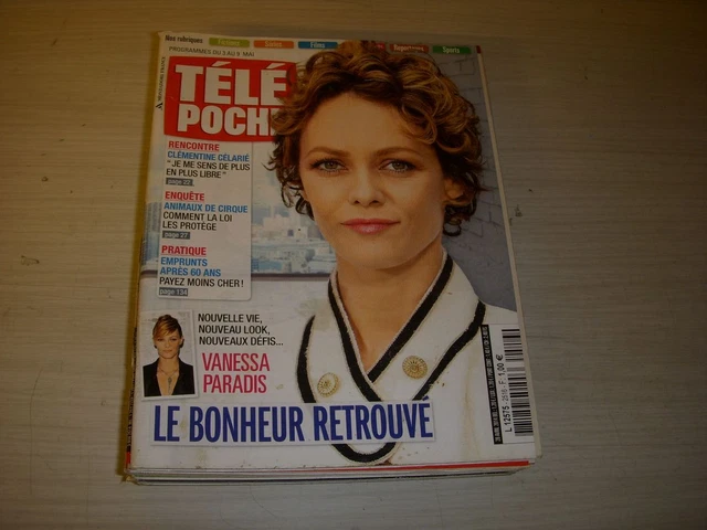 TELE POCHE 2516 28.04.2014 Vanessa PARADIS DAVE Clémentine CELARIE S