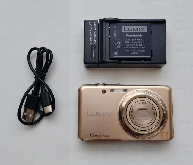 DIGITAL CAMERA PANASONIC Lumix Dmc-Fh7 Gold $207.91