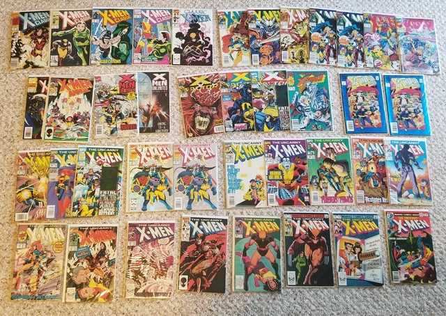 40 VINTAGE X-Title Comic Book Lot (Bronze to Modern Age) X-Men/X-Force/X-Factor!