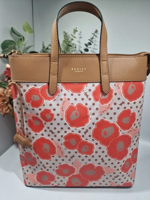 RADLEY HERITAGE RADLEY Lilac Leather Crossbody Phone Bag BNWT