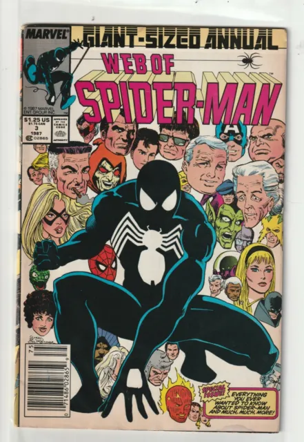 Web of Spiderman Annual #3 Marvel Comics 1987