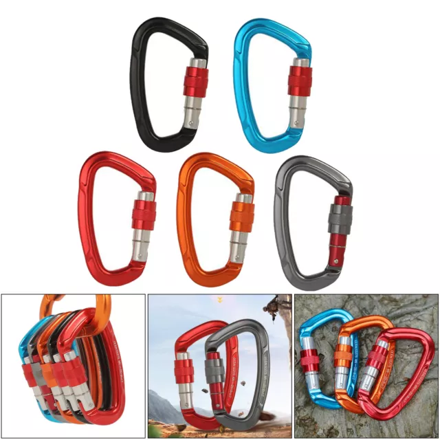 Climbing Carabiner Mountaineering Strong Carabiners Rescuing Caving D