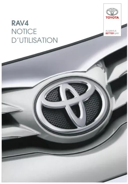 Toyota RAV4  2013 - 2015 Notice d'Utilisation Français 2