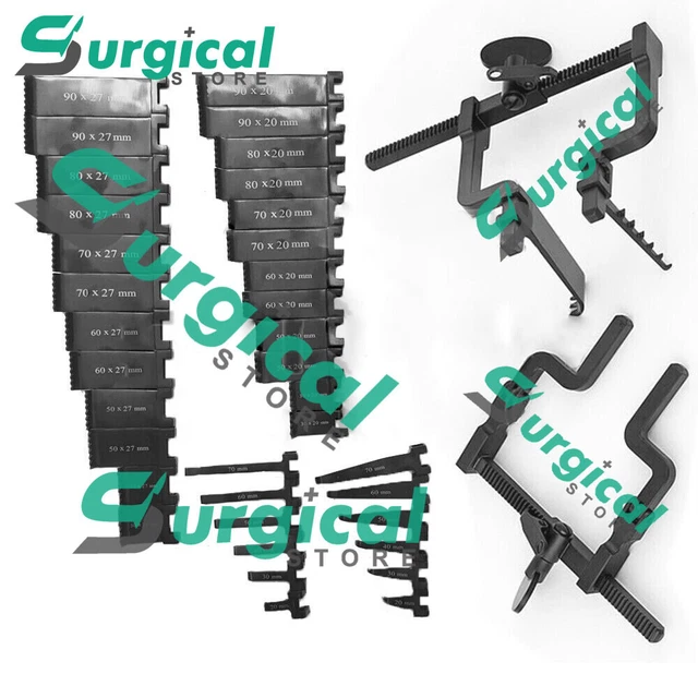 McCulloch Micro Discectomy Lumbar Retractor 38 PCs Set Black color Surgical Stor