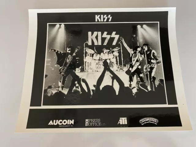 Kiss Rare Original Vintage Press Promo Aucoin 8X10 Photo