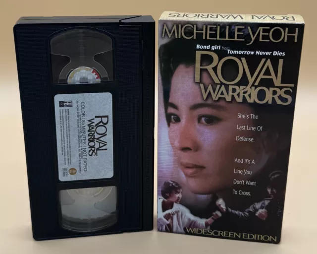 In the Line of Duty: Royal Warriors (1986), Tai Seng VHS, Michelle Yeoh
