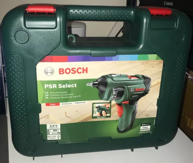 BOSCH PSR 3 6 V Screwdriver Charger With Instructions 24.99
