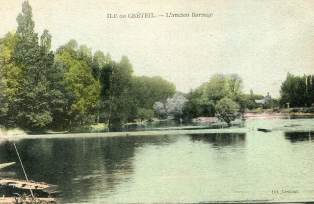Carte Ile de CRETEIL L'ancien Barrage