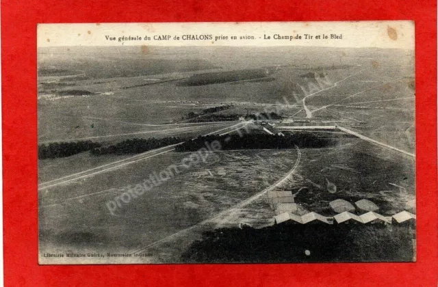 cpa 51 Vue générale du Camp de CHALONS - Le Champ de Tir et le Bled